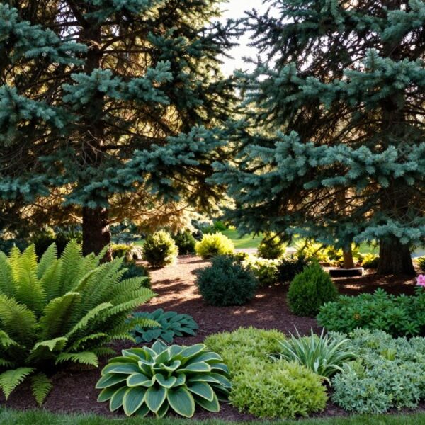 Co posadzić pod świerkami, gdzie panuje cień i sucha gleba