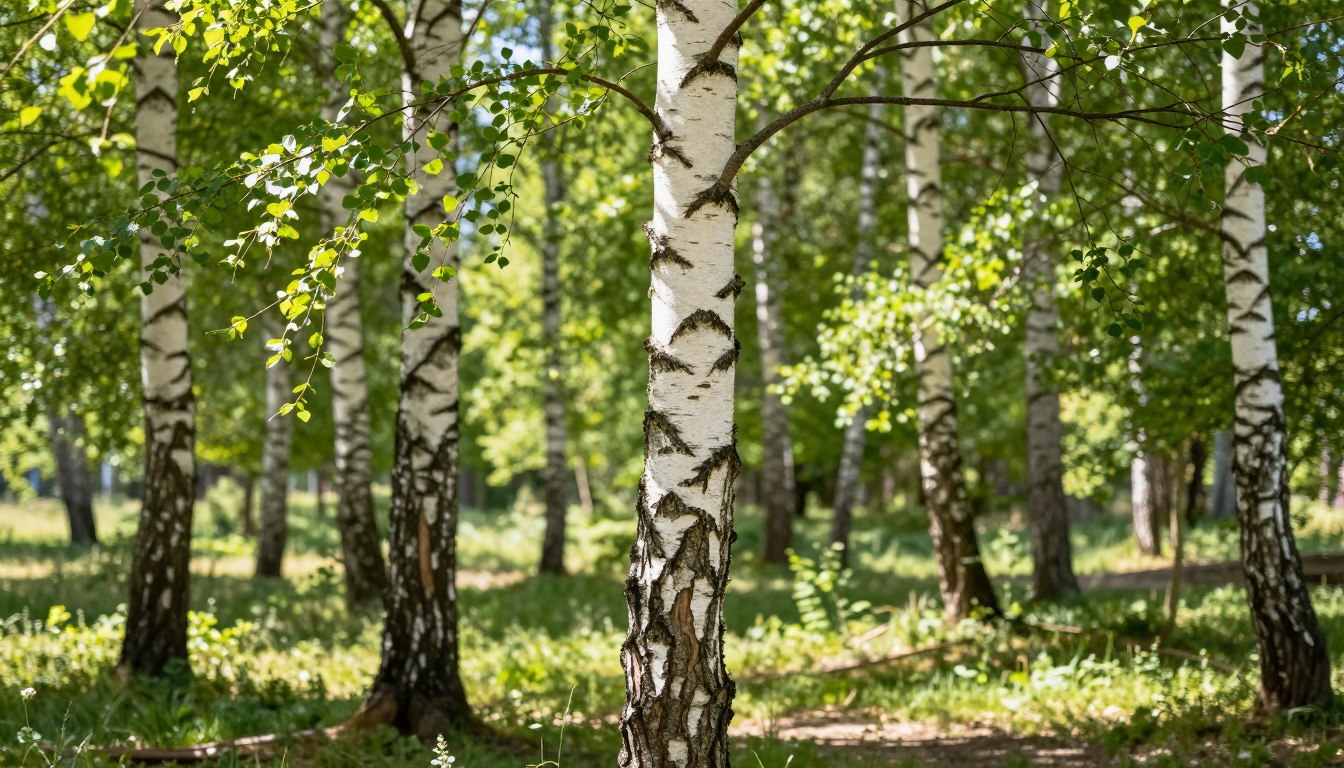 Ile rośnie brzoza na rok