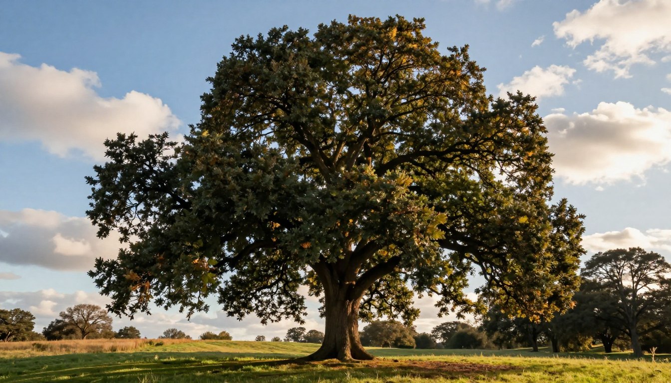 Jak wygląda 10 letni dąb