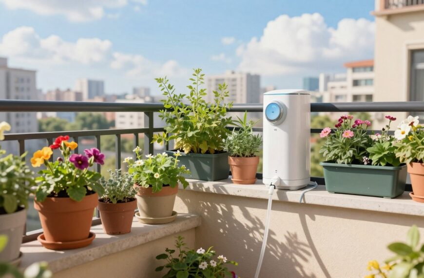Automatyczne podlewanie na balkonie – jak dobrać system do donic i skrzynek