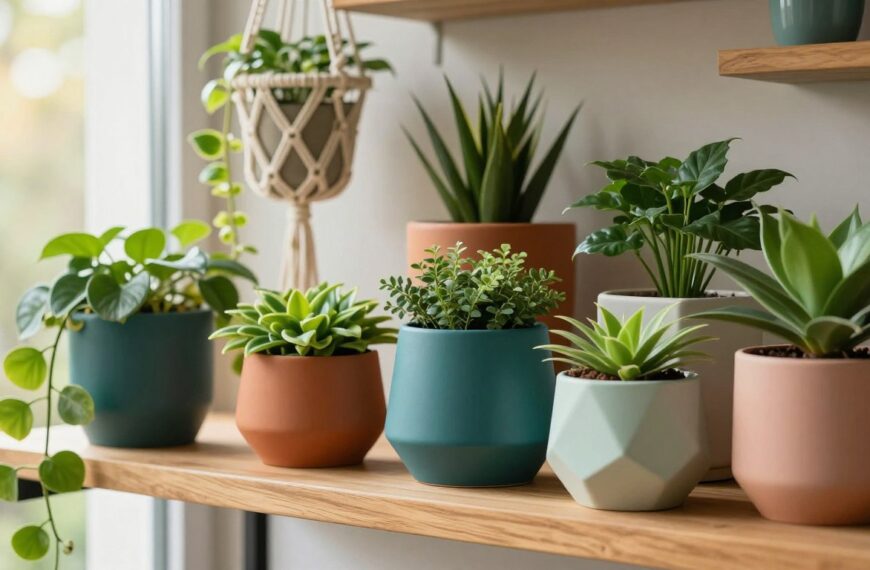 Ciekawe doniczki do domu