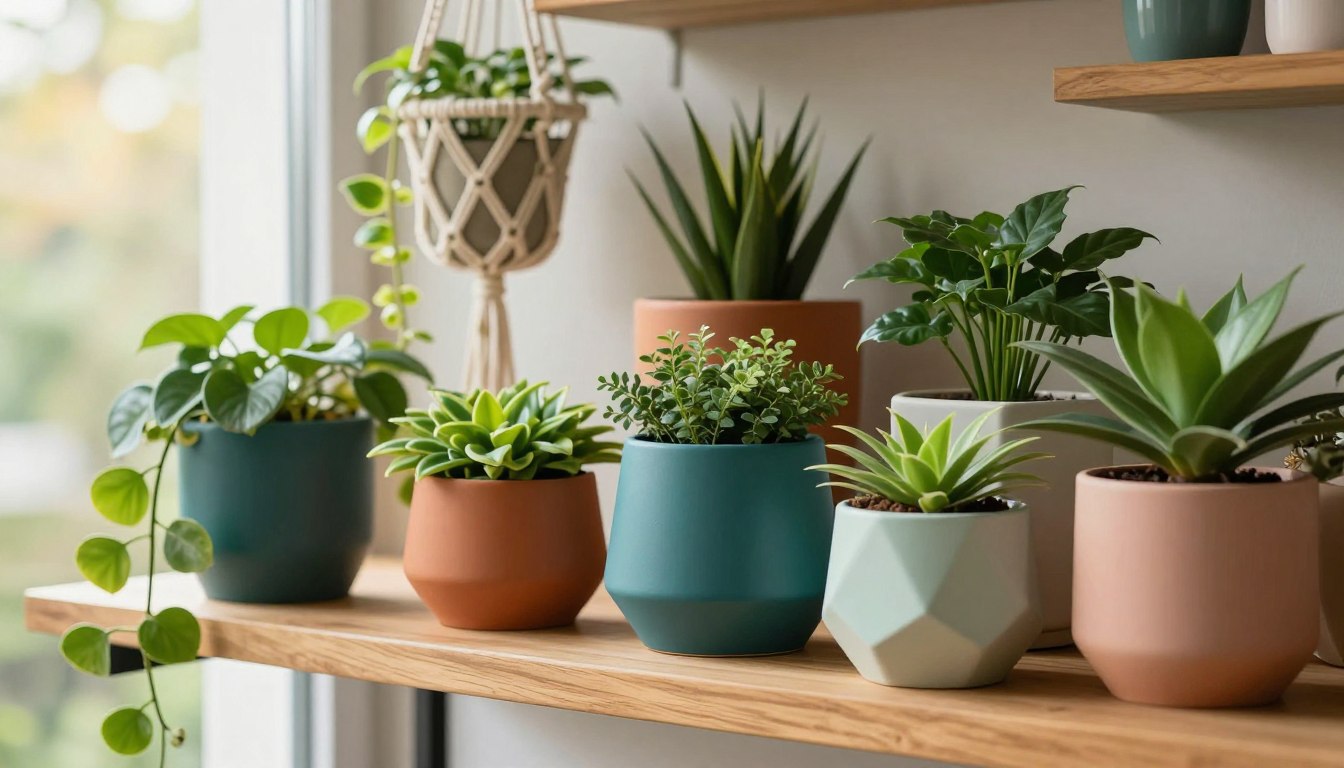 Ciekawe doniczki do domu