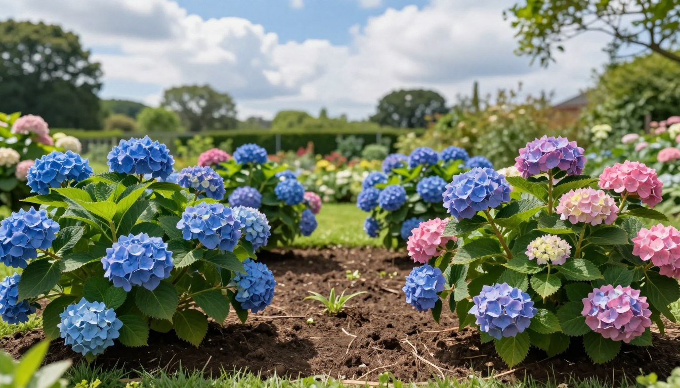 Jak gęsto sadzić hortensje