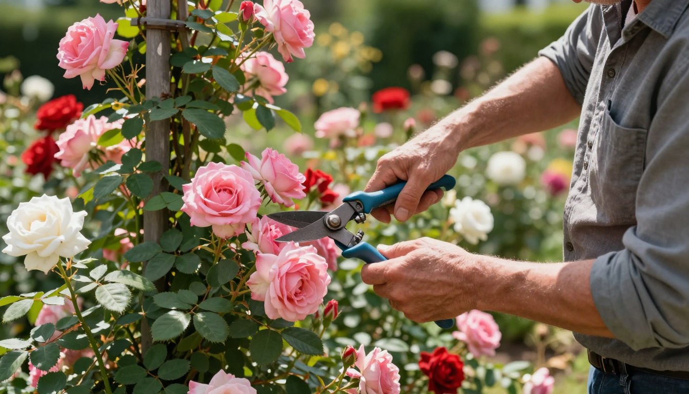 Jak obciąć róże pnące