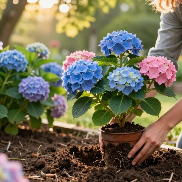 Jak przesadzić hortensje, żeby dobrze się przyjęły w nowym miejscu
