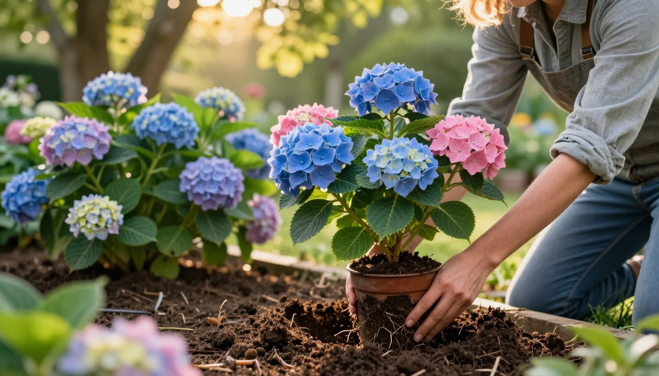 Jak przesadzić hortensje