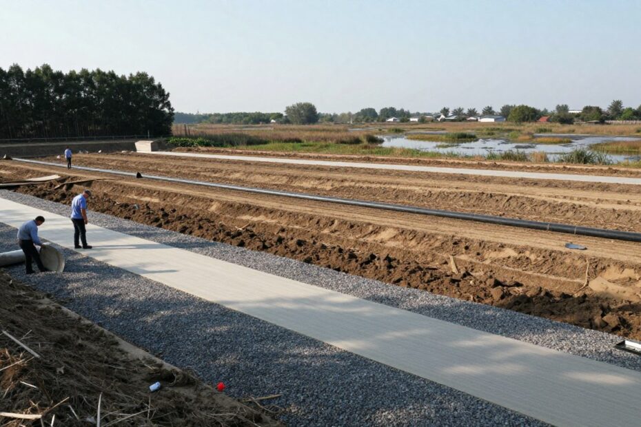 Jak utwardzić podmokły teren