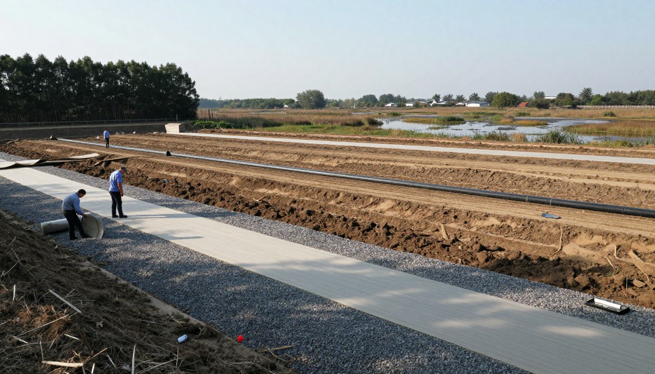 Jak utwardzić podmokły teren