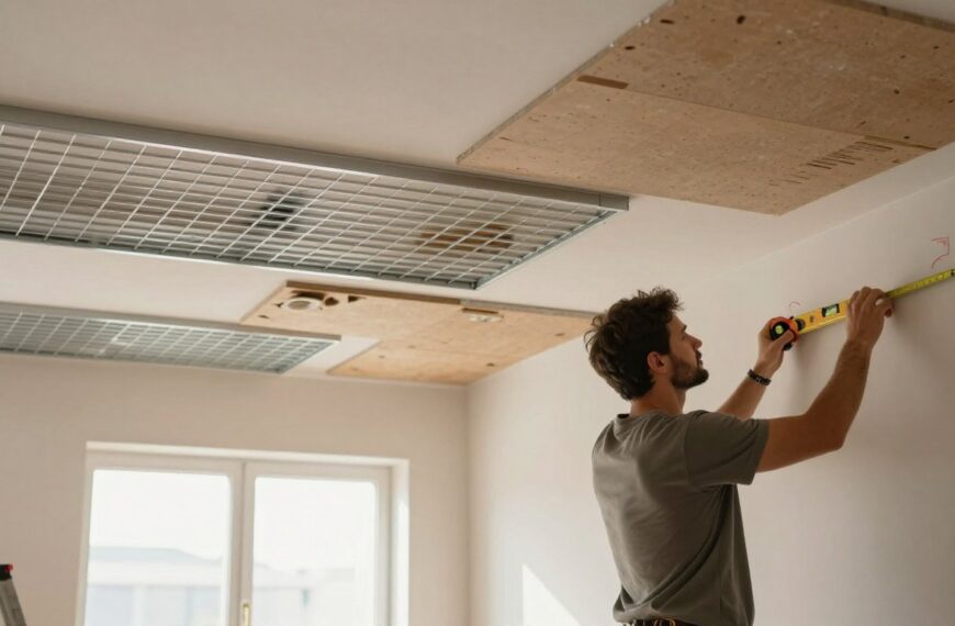 Jak zrobić sufit podwieszany