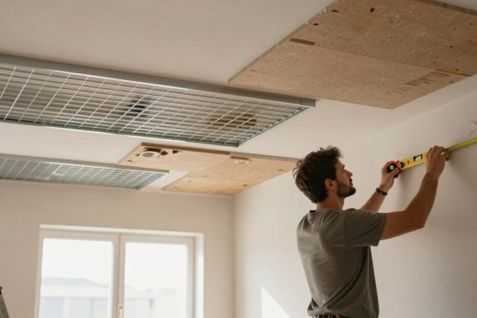 Jak zrobić sufit podwieszany