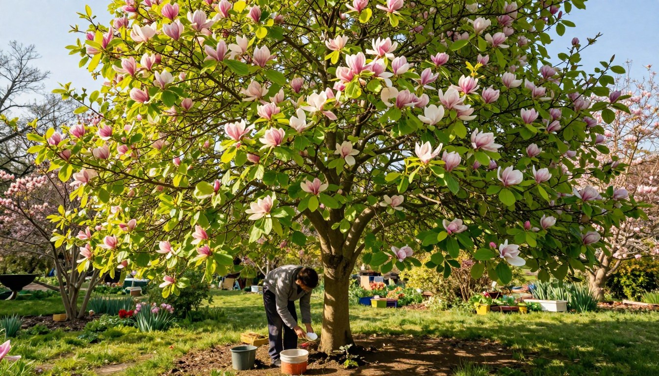 Kiedy nawozić magnolie