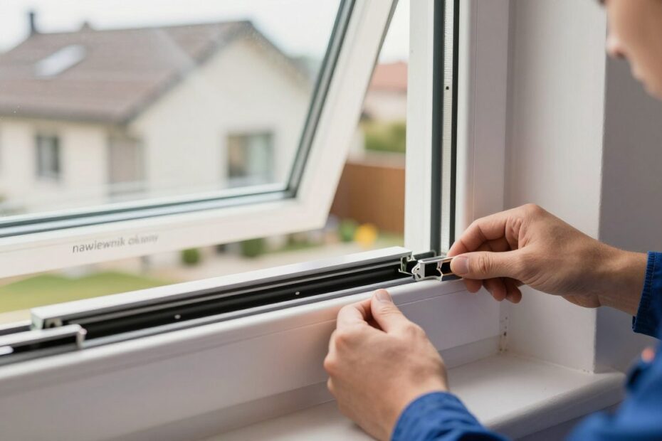 Montaż nawiewnika w oknie
