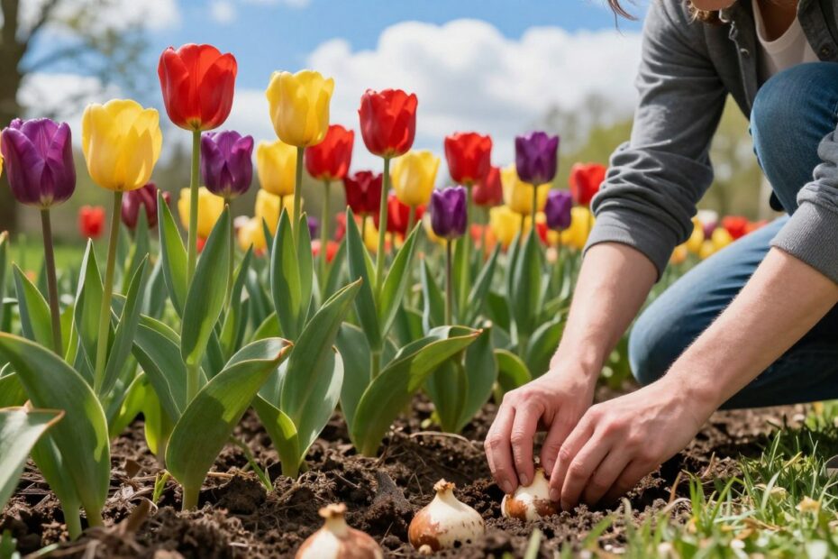 Jak głęboko sadzić tulipany