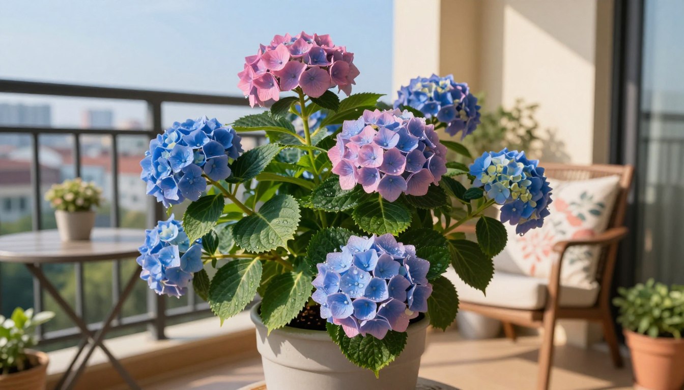 Jaka hortensja na balkon